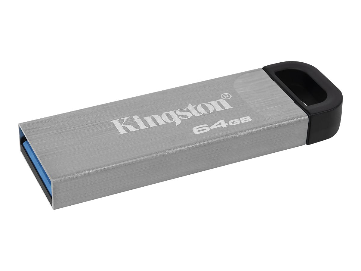 Kingston DataTraveler Kyson 64GB, USB 3.2, Sølv