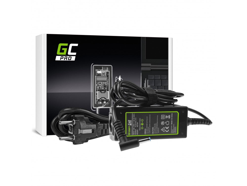 Strømforsyning Green Cell PRO AC 45W for HP - Lootbox.dk