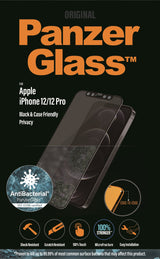 PanzerGlass™ iPhone 12/12 Pro, Privacy, Sort
