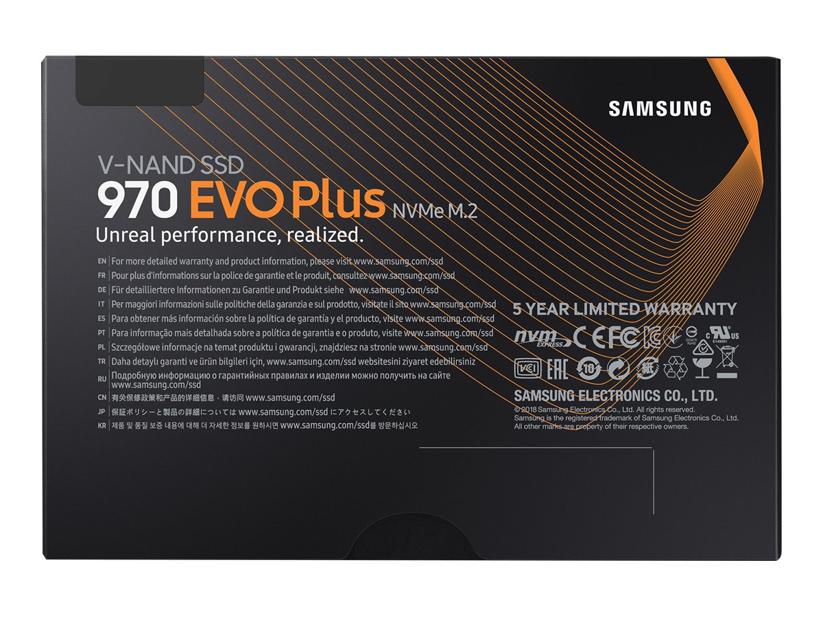 Harddisk Samsung 970 EVO MZ-V7S250BW 250GB M.2 - Lootbox.dk