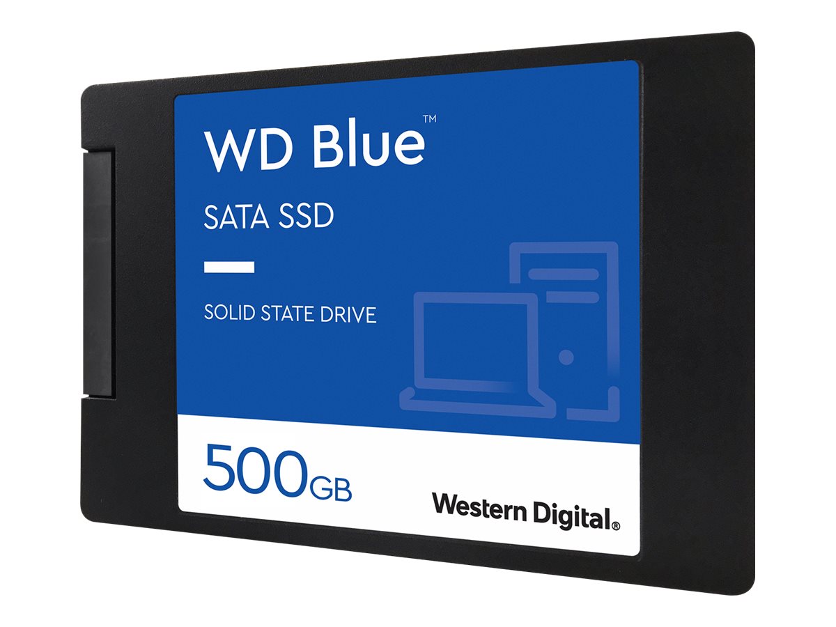 Harddisk WD Blue 3D NAND WDS500G2B0A 500GB 2.5" SATA-600 - Lootbox.dk
