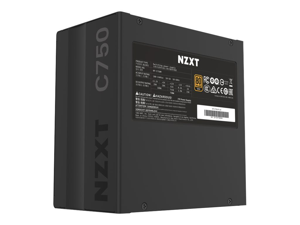 Strømforsyning NZXT C-Series C750 750Watt - Lootbox.dk