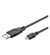 Goobay USB2.0 lade kabel til micro 1.8 m Sort